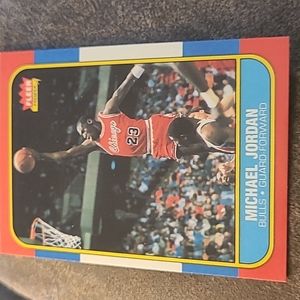 MICHAEL JORDAN FLEER 1986 ROOKIE CARD NOVELTY REPRINT